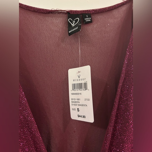 Never worn with tags! Windsor Glitter Mini Dress - Picture 2 of 7